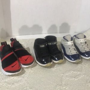 3 pair Jordan’s and Nike Size 10 children all sold.